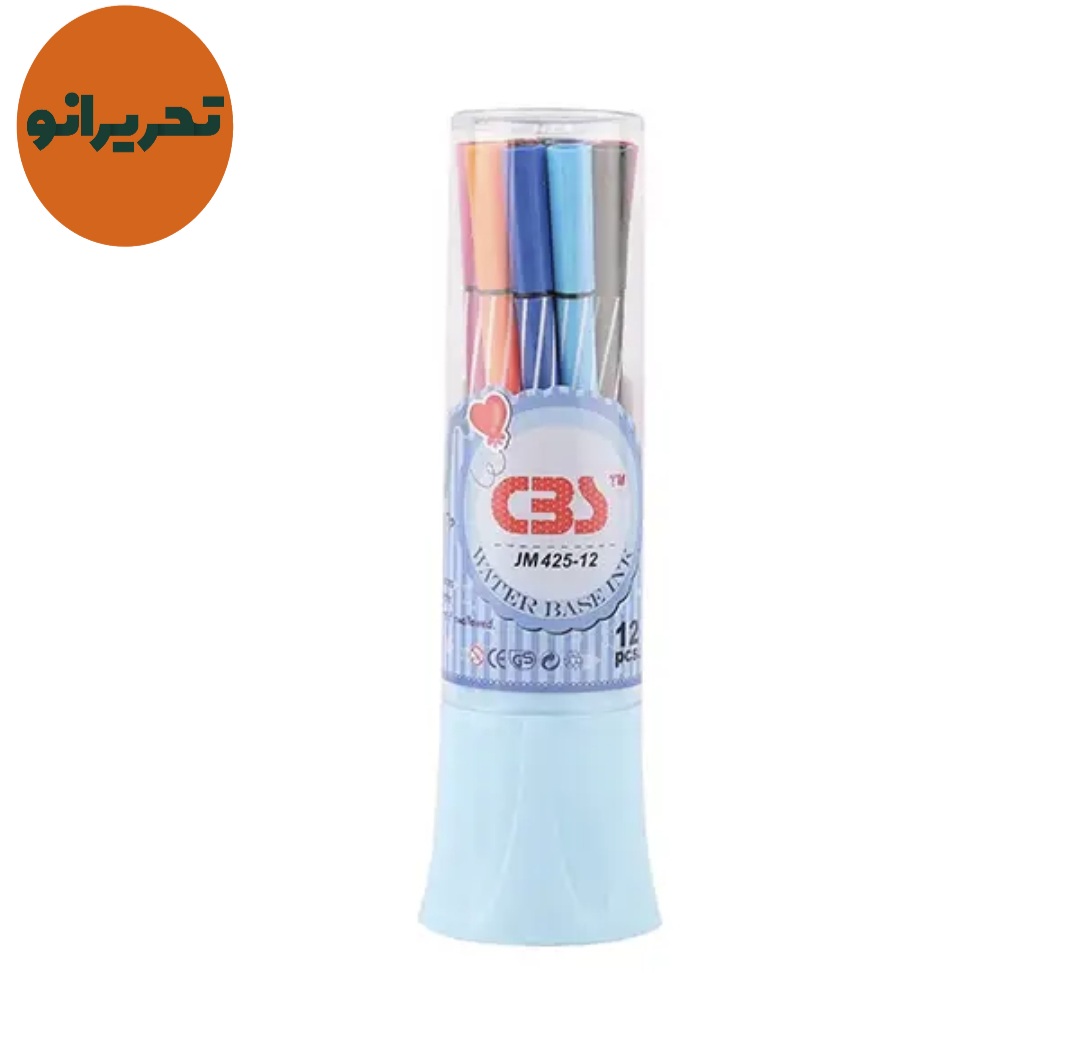 ماژیک ۱۲ رنگ CBS قوطی